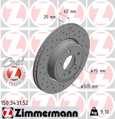 Brake Disc (Front axle)  Art. 150343152