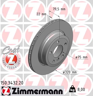 Brake Disc (Rear axle)  Art. 150343220