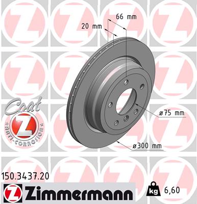 Brake Disc (Rear axle)  Art. 150343720