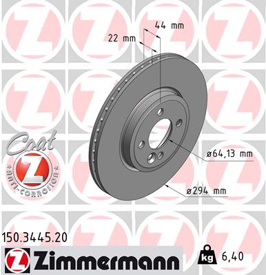 Brake Disc (Front axle)  Art. 150344520