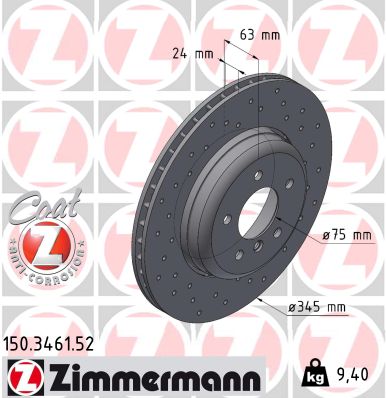 Brake Disc (Rear axle)  Art. 150346152