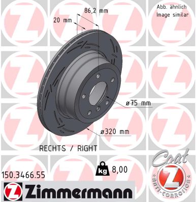 Brake Disc (rear axle)  Art. 150346655