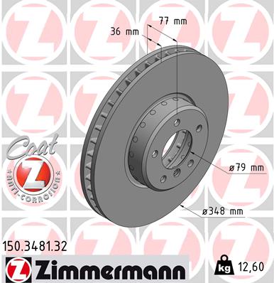 Brake Disc (Front axle)  Art. 150348132