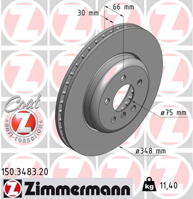 Brake Disc (Ventilated, inside)  Art. 150348320