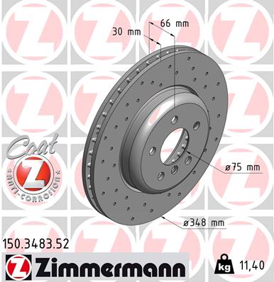 Brake Disc (Ventilated, inside)  Art. 150348352