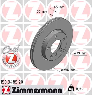 Brake Disc (Front axle)  Art. 150348520