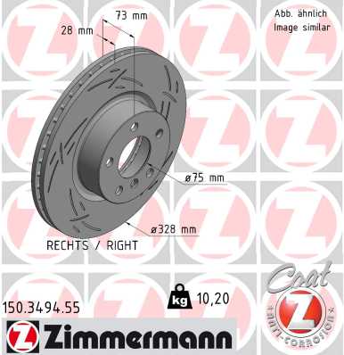 Brake Disc (Front axle)  Art. 150349455