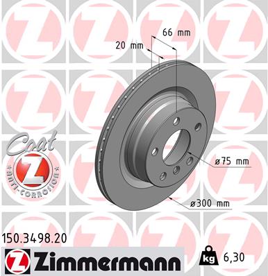 Brake Disc (Rear axle)  Art. 150349820