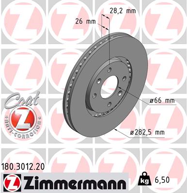 Brake Disc (Front axle)  Art. 180301220