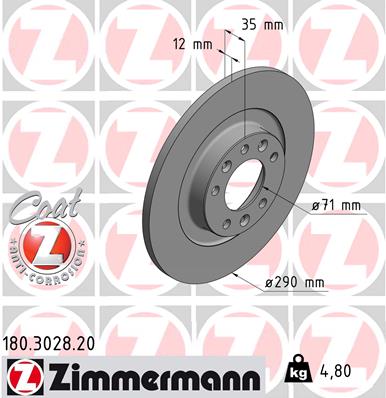 Brake Disc (Rear axle)  Art. 180302820