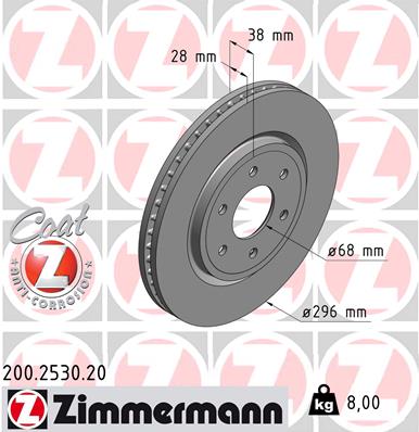 Brake Disc (Front axle)  Art. 200253020