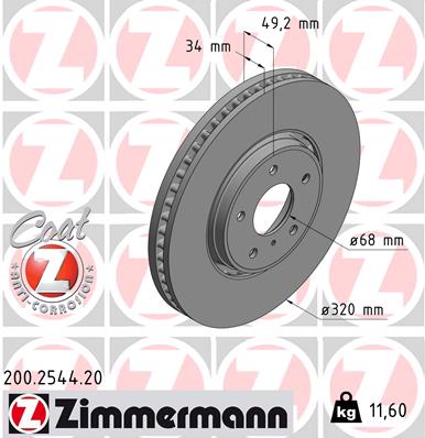 Brake Disc (Front axle)  Art. 200254420