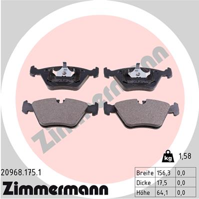 Brake Pad Set, disc brake (Front axle)  Art. 209681751