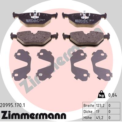 Brake Pad Set, disc brake (Rear axle)  Art. 209951701