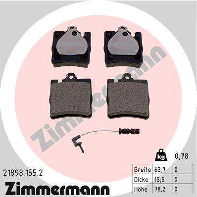 Brake Pad Set, disc brake (Rear axle)  Art. 218981552