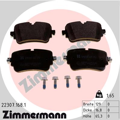 Brake Pad Set, disc brake (Rear axle)  Art. 223071681