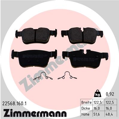 Brake Pad Set, disc brake (Rear axle)  Art. 225681601