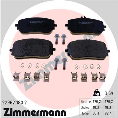 Brake Pad Set, disc brake (Front axle)  Art. 229621802