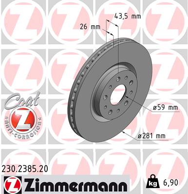 Brake Disc (Front axle)  Art. 230238520