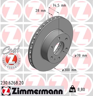 Brake Disc (Front axle)  Art. 230626820