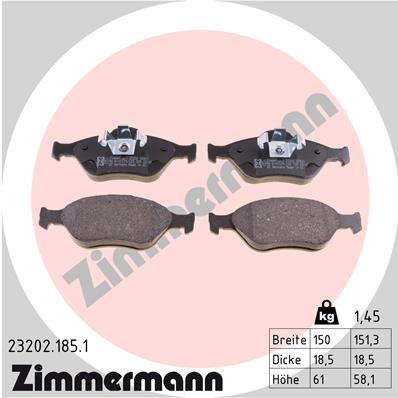 Brake Pad Set, disc brake (Front axle)  Art. 232021851