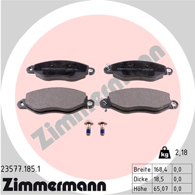 Brake Pad Set, disc brake (Front axle)  Art. 235771851