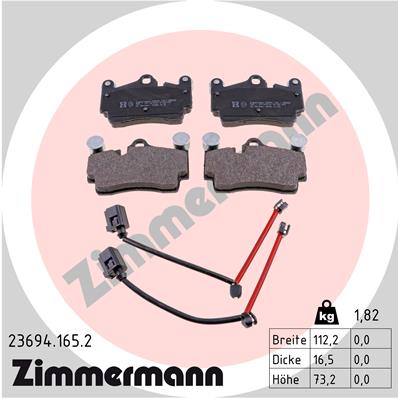 Brake Pad Set, disc brake (Rear axle)  Art. 236941652