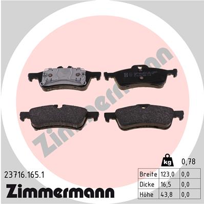 Brake Pad Set, disc brake (Rear axle)  Art. 237161651