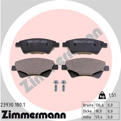 Brake Pad Set, disc brake (Front axle)  Art. 239301801