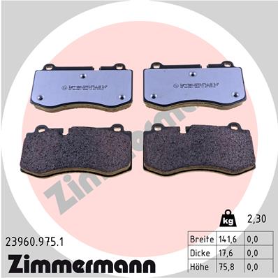 Brake Pad Set, disc brake (Front axle)  Art. 239609751