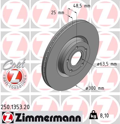 Brake Disc (Front axle)  Art. 250135320