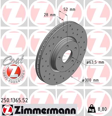 Brake Disc (Front axle)  Art. 250136552