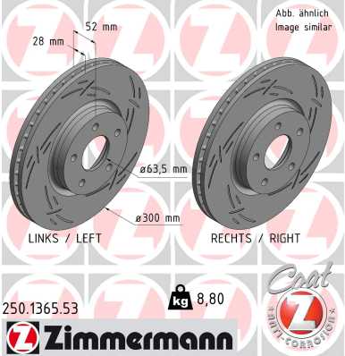 Brake Disc (Front axle)  Art. 250136553