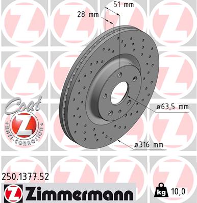 Brake Disc (Front axle)  Art. 250137752