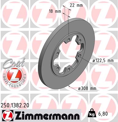 Brake Disc (Rear axle)  Art. 250138220