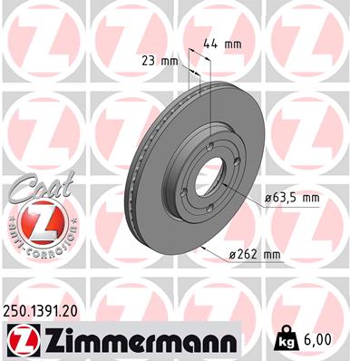 Brake Disc  Art. 250139120