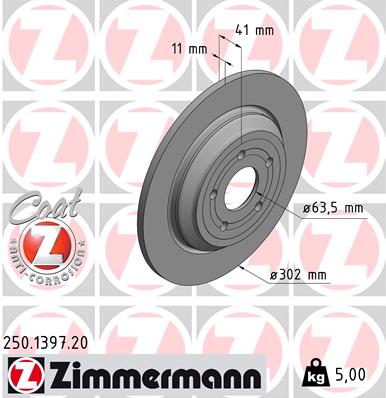 Brake Disc (Rear axle)  Art. 250139720