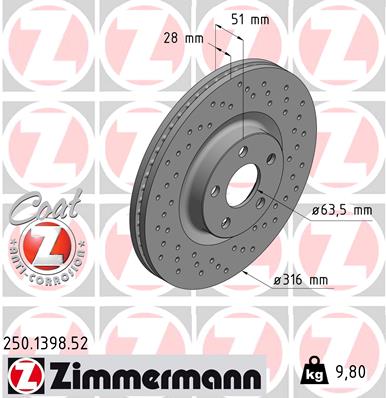 Brake Disc  Art. 250139852