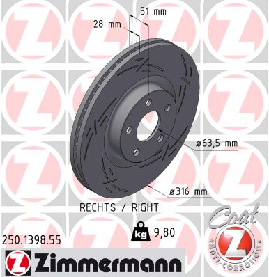 Brake Disc  Art. 250139855