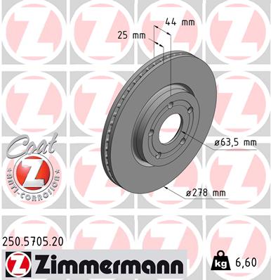 Brake Disc  Art. 250570520