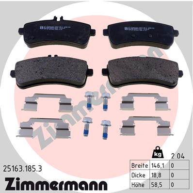 Brake Pad Set, disc brake (Disc brake)  Art. 251631853