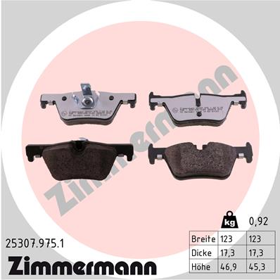 Brake Pad Set, disc brake (Rear axle)  Art. 253079751