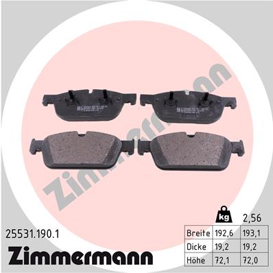 Brake Pad Set, disc brake (Front axle)  Art. 255311901