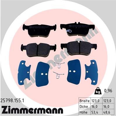 Brake Pad Set, disc brake (Rear axle)  Art. 257981551