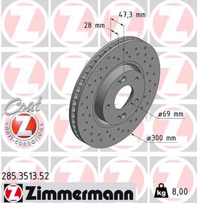 Brake Disc (Front axle)  Art. 285351352