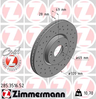 Brake Disc (Front axle)  Art. 285351652