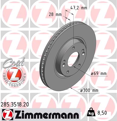 Brake Disc (Front axle)  Art. 285351820