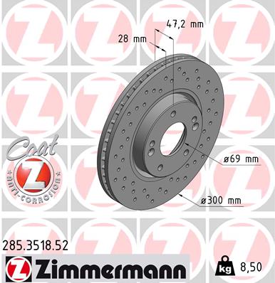 Brake Disc (Front axle)  Art. 285351852