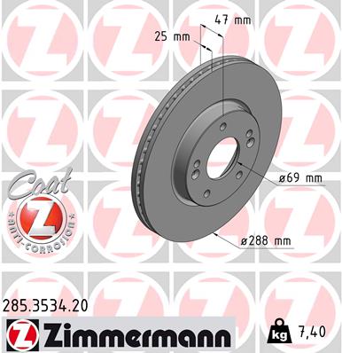 Brake Disc (Front axle)  Art. 285353420