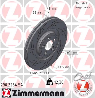 Brake disc (Front axle)  Art. 290226454